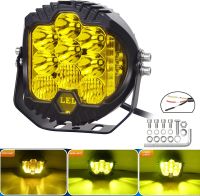 5 inch 50W Off-road vehicle SUV ATV 4x4 boat LED flood light Waterproof LED fog light driving light