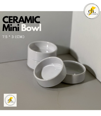 Ceramic Mini Bowl - ถ้วยน้ำจิ้ม มินิมอล เข้าไมโครเวฟได้ ถ้วยชามเซรามิค