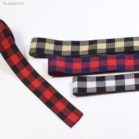 ♦❖✆ 2.5 Cm Jacquard Color Grid Elastic Ribbon Clothing Bags Trousers Elastic Rubber DIY Sewing Accessories rubber band