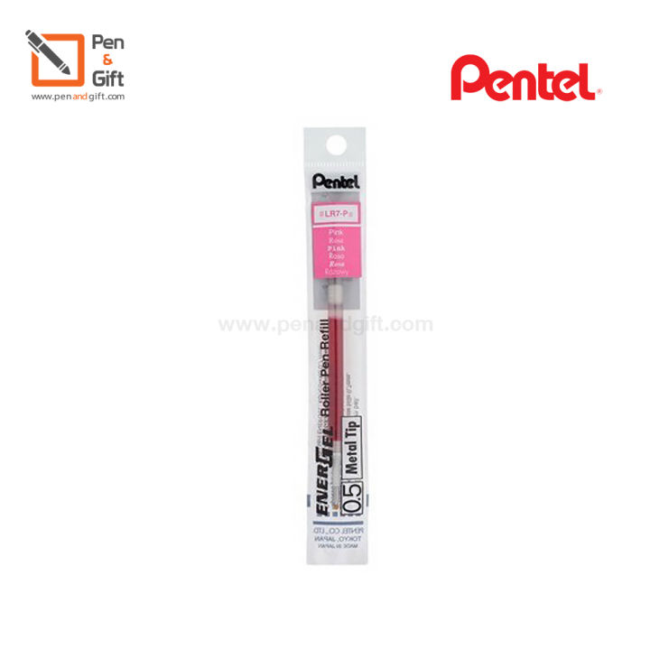 pentel-energel-lrn5-needle-tip-0-5-mm-refill-for-pentel-energel-ไส้ปากกาหมึกเจลเพนเทล-เอเนอเจล-ใช้กับปากกา-pentel-energel-ทุกรุ่น-มีให้เลือก-12-สี-ไส้ปากกาเจล-ไส้ปากกาpentel-ไส้energel-penandgift