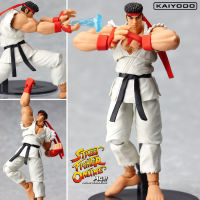 Model โมเดล งานแท้ 100% Kaiyodo Capcom จากเกมดัง Game SFO Street Fighter สตรีทไฟเตอร์ Ryu ริว Ver Original from Japan Figma ฟิกม่า Anime ขยับแขน-ขาได้ ของขวัญ Gift อนิเมะ การ์ตูน มังงะ Doll ตุ๊กตา manga Figure ฟิกเกอร์