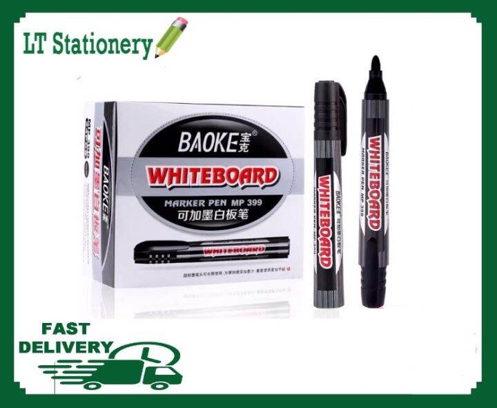 Baoke Whiteboard Marker White Board Marker Black Ink Lazada PH