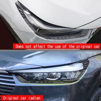 Car Styling Front Headlights Eyebrows Eyelids Trim Strip for Honda HRV HR-V Vezel 2021-2023 head light lamp Eyelash Stickers