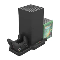 Feet Vertical Stand Built-in Cooling Vents With HUB For X-box Series SX Game Console Dock Mount Hold