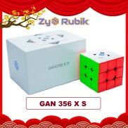 Rubik 3x3 Gan 356 XS Stickerless Đen Có Nam Châm - Zyo Rubik