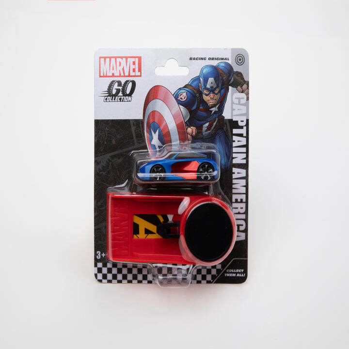 Marvel Go Racing Launcher Set Captain America Car Lazada PH