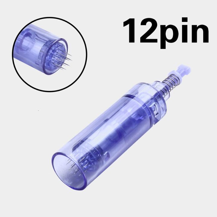 12 Pins Cartridge for Dr Pen A6 Machine for Micro needling treatment ...