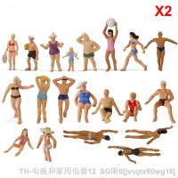 hot【DT】♧♀♦  40pcs HO Scale 1:87 Figures Beach Scenery P8719