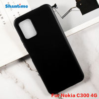 สำหรับ Nokia C300 4G เคสป้องกันโทรศัพท์เจลพุดดิ้งซิลิโคนสำหรับ Nokia C300 4G เคส TPU แบบนิ่ม