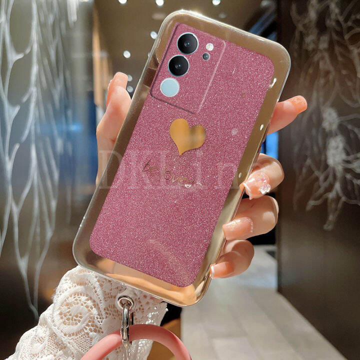 เคสใหม่สำหรับ-vivo-v29-5g-หรูหราแวววาวซิลิโคนนิ่มเคสโทรศัพท์-vivo-v29พร้อมสายรัดข้อมือ-vivov29-5g-2023