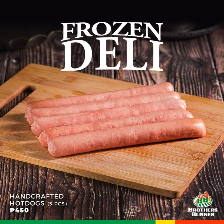 Brothers Deli Handcrafted Hotdogs (5 pcs) Lazada PH