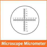 0.1MM DIV Glass Stage Eyepiece Objective Lens Slide Scale Measuring Microscope Micrometer Calibration Ruler for Microscope