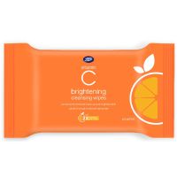 Boots Vitamin C Brightening Cleansing Wips บู๊ทส์ วิตามิน ซี ไบร์ทเทนนิ่ง คลีนซิ่ง ไวพ์ส