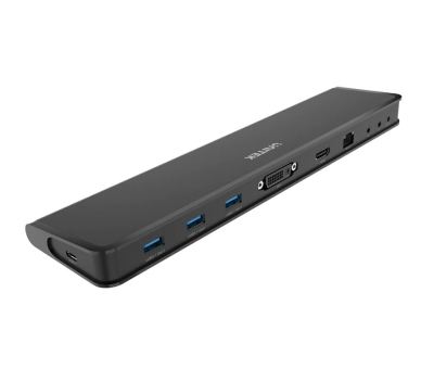 UNITEK HUB S7+ 8-in-1 Powered USB-C/A Ethernet Hub with Dual Monitor and VGA Adapter รุ่น D001A