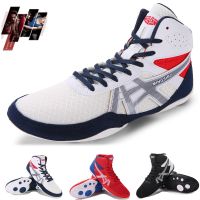 New Mens Wrestling Shoes Light Quality Men Boxing Shoes Light Weight Boxing Sneakers Size 36-46 Wrestling Flighting Sneakers