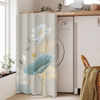 【YD】 Chinese Cabinet Short Curtain Dustproof Half for Storage Shelf Wardrobe Cover Polyester Door