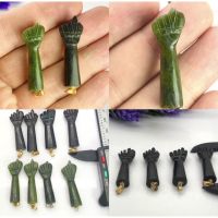 1Pc Natural Hand Shape Nephrite Jade pendent Green Jade pendent AAA Quality jade jewelry High Quality Jade Pendent.