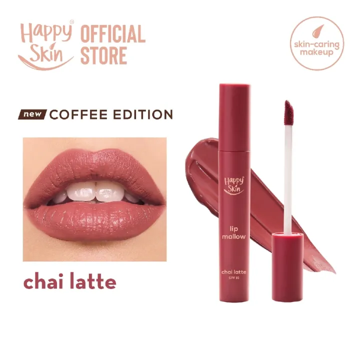 musicmate Happy Skin Lip Mallow Mousse Coffee Edition in Chai Latte ...