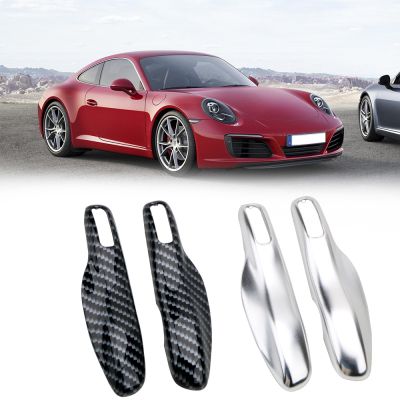 npuh Car Key Case Shell Holder Cover Plastic Housing Accessories Decoration For Porsche Cayenne Macan 911 Boxster Cayman Panamera