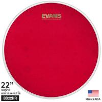 Evans™ BD22HR หนังกระเดื่อง / หนังกลองเบส 22" แบบน้ำมันใสสีแดง 2 ชั้น หนา 7 มิล + 7 มิล (Hydraulic™ Red Bass Batter Drumhead) ** Made in USA **