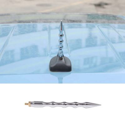 Car Roof Antenna for Ford Maverick 2022 2023 FM/AM Antenna Replacement - 6.1Inch Silver