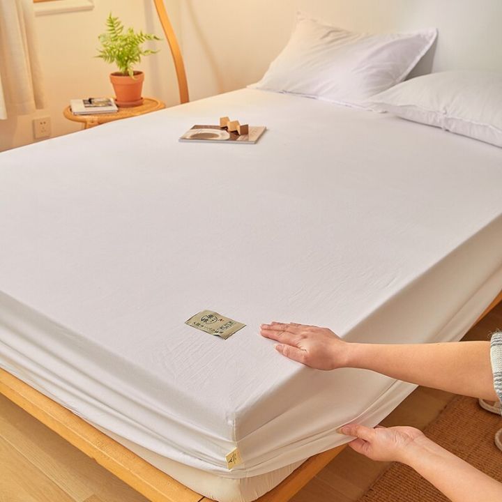 ผ้าคลุมป้องกันฝุ่นผ้าปูที่นอนพอดี2-100-ผ้าคลุมฟูกอเนกประสงค์ผ้าปูที่นอนราชินีพร้อมผ้าปูเตียงยืดหยุ่น