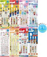 Skater Clear Childrens Toothbrush 3ชิ้น แปรงสีฟันเด็ก 3-5ปี จากญี่ปุ่น