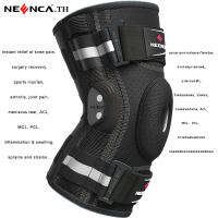 NEENCA Professional Kneepad แบบบานพับแผ่นรองเข่าทางการแพทย์ที่มีโคลงสองด้านที่ถอดออกได้สำหรับอาการปวดเข่า, โรคข้ออักเสบ, การฉีกขาดของวงเดือน, กีฬา, การกู้คืนความเสียหาย, บรรเทาอาการปวดข้อ, ACL ชายและหญิง