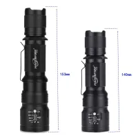 Haixnfire Tk104 CREE XM L2 ไฟฉาย LED 8000LM กันน้ํา แบบพกพา ชาร์จไฟได้