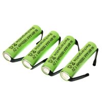 Ni MH 1.2V AAA rechargeable battery, 1800mAh, with solder, suitable for electric shaver, razor and toothbrush