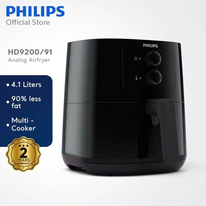 Philips HD9200/91 Air Fryer Healthy Low Fat Multicooker Fryer 4.1 Liter ...