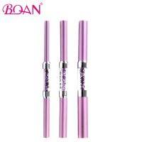 BQAN 3Pcs Set with 6 Different Sizes Purple Rhinestone C Curve Nail Art Rod Stick Manicure Art Tool Nail Painting Tool Artist Brushes Tools