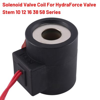 6352012 Solenoid Valve Coil 12V DC 18&Quot Wire Leads Size 10 for HydraForce Valve Stem 10 12 16 38 58 Series