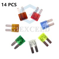 14Pcs 2 Pin Micro2 Fuse ATR Automotive Fuses Car Fuse 5A 7.5A 10A 15A 20A 25A 30A For Ford Mondeo Dodge JEEP Fuses Accessories