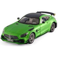 Big Size 1:18 AMG-GTR Racing Car Diecasts &amp; Toy Vehicles Alloy Car Model Collection Green Sound Light Metal Kids Toys Boys Gift Die-Cast Vehicles