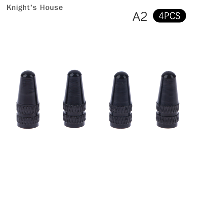 Knights House 4ชิ้นยางรถจักรยานแข่งฝาครอบวาล์วแบบฝรั่งเศสฝาครอบวาล์วอากาศ11สี