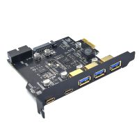 บอร์ดด่วน3.0 PCI PCI PCI USB Gen2ตัวแปลงเพิ่ม USB 3ตัวแปลง USB3การ์ดยกตัวควบคุม3.1