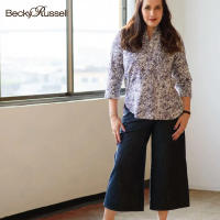 Becky Russell WIDE LEG CULOTTES JEANS PRL374