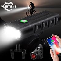 10000mAh LED Bike Light T6 L2 Flashlight 18650 cycling Led Lantern 5200MAH USB Headlight Mount Bracket Bicycle light Front Lamp