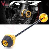 ™❐☼ YZF-R7 Aluminum Motorcycle Rear Axle Fork Crash Sliders Wheel Protector For Yamaha YZF R7 YZFR7 2021 2022 Accessories