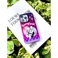 【สำหรับ iPhone】กระต่ายน่ารักกับลูกไม้ ซิลิโคนเคสโทรศัพท์เลเซอร์แบบนิ่ม for iPhone14 13 12 ProMax 14 13 12 11Pro XSMax XR X XS 7 Plus 8Plus ป้องกันการชนกันcase