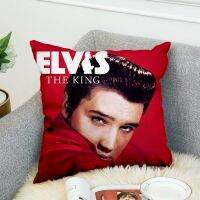 [FAZOZO Home Textile Store] Elvis Presley ปลอกหมอนพิมพ์ลายโพลีเอสเตอร์3มิติแบบผ้าคลุมปลอกหมอนตกแต่ง-4