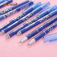 0.5mm Large Capacity Erasable Gel Ink Pen / Erasable Black Ballpoint Pen with Eraser / Student Writing Stationery