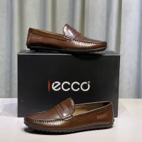 Original Ecco mens Fashion casual shoes Walking shoes Office shoes Work shoes Leather shoes XMD101