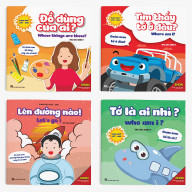 Sách Ehon - Combo 4 cuốn Tớ là ai nhỉ - Dành cho trẻ từ 0 - 3 tuổi thumbnail
