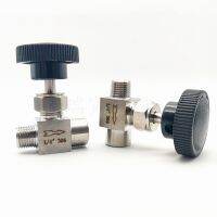 Needle Valve Adjustable 1/4" 3/8"1/2" Male To Female Thread Sstainless Steel 304 Flow Control Shut Off Crane