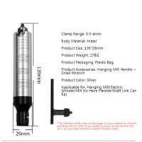 อุปกรณ์เสริมสำหรับตั้งเครื่องมือหมุน1ชิ้นที่จับก้านดัดหัวจับสว่านไฟฟ้าขนาด0.3-4/6 5มม. สำหรับงานหัตถกรรมเครื่องไฟฟ้าสำหรับงานแกะสลักขัด