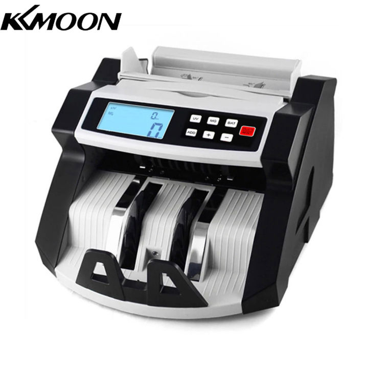 kkmoon-อัตโนมัติหลายสกุลเงินเงินสดธนบัตรเงินบิลเคาน์เตอร์เครื่องนับจอแสดงผล-lcd-ที่มี-uv-mg-เครื่องตรวจจับปลอมสำหรับยูโรสหรัฐดอลลาร์-aud-ปอนด์