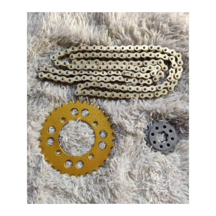 415 kriss 110 SPROCKET SET CHAIN RANTAI MOTOR DEPAN BELAKANG FRONT REAR