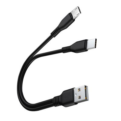 Lovebay 2 In 1 USB ประเภท C ไมโคร USB USB C โทรศัพท์มือถือเคเบิลสายชาร์จสำหรับเร็ว Huaiwei Samgsung Xiaomi Type C ลวดสายชาร์จ